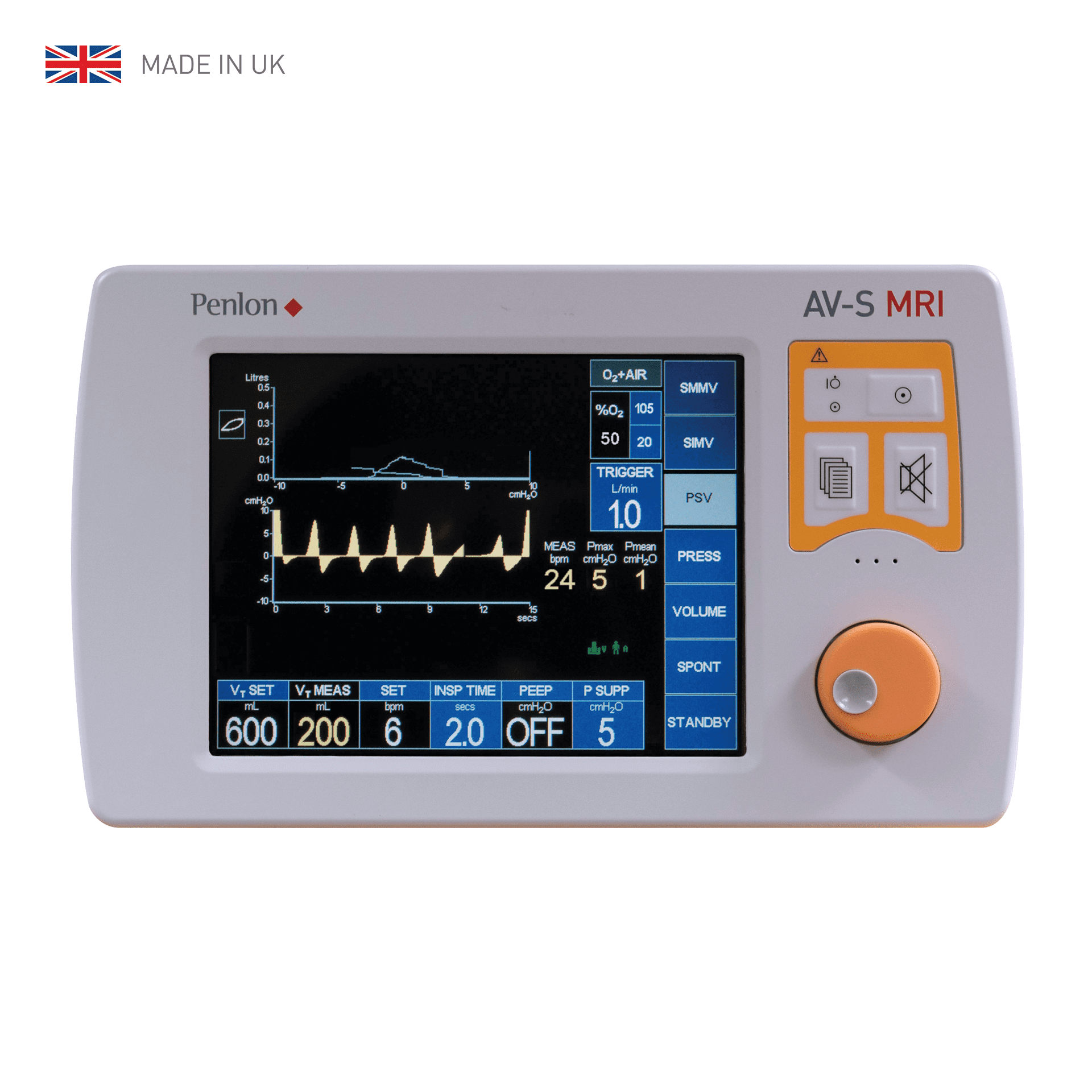 MRI Anaesthesia Ventilator