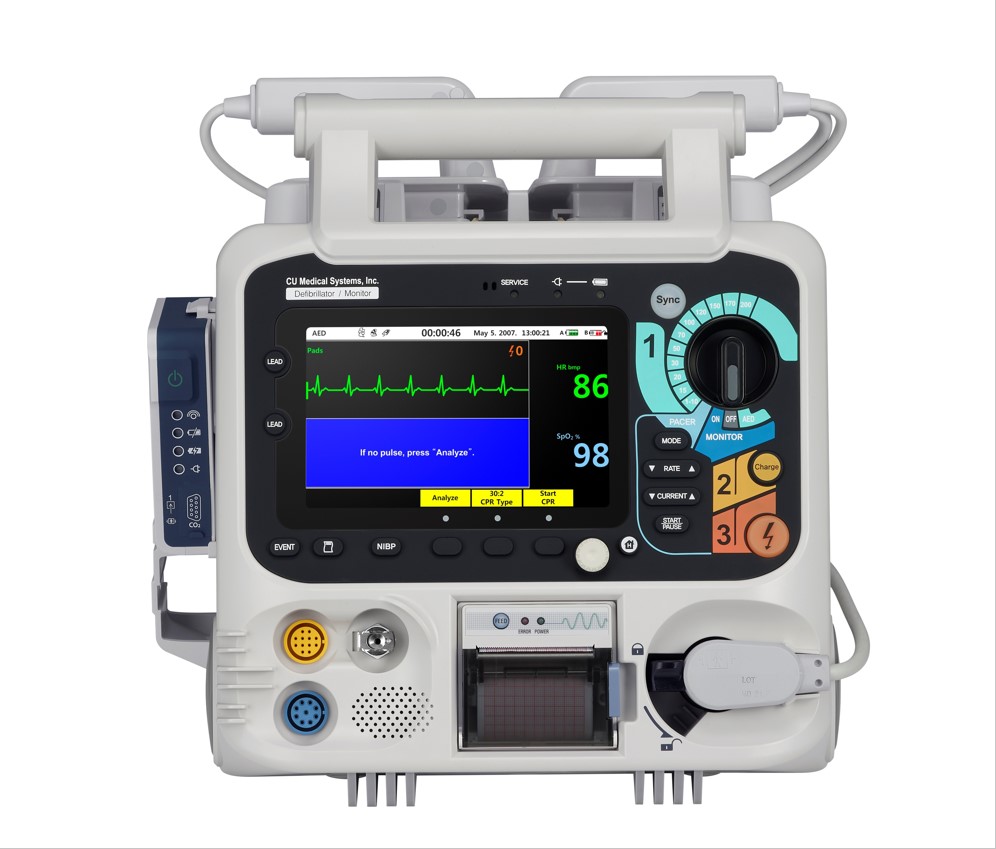 Semi-automatic external defibrillator