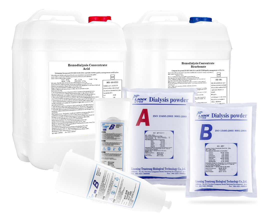 HemoDialysis Concentrate Acid & Dialysis powder 