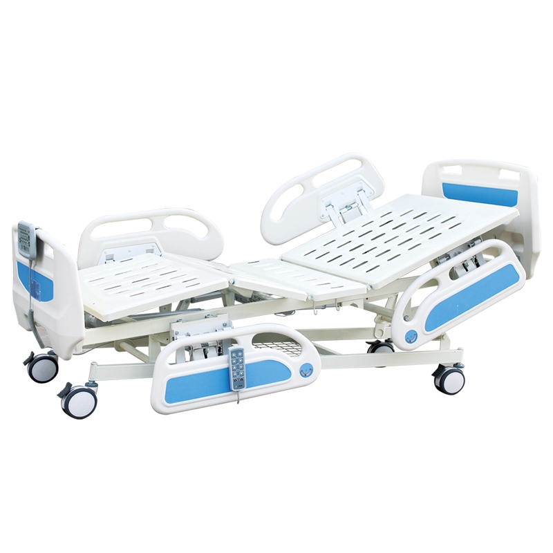 ABS Side Rail Hospital ICU Beds With Nurse Panel