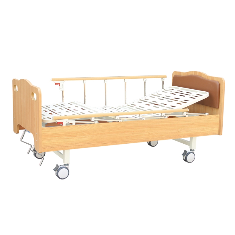Two Crank manual Home Care Bed For Nursing Home Elderly Patients