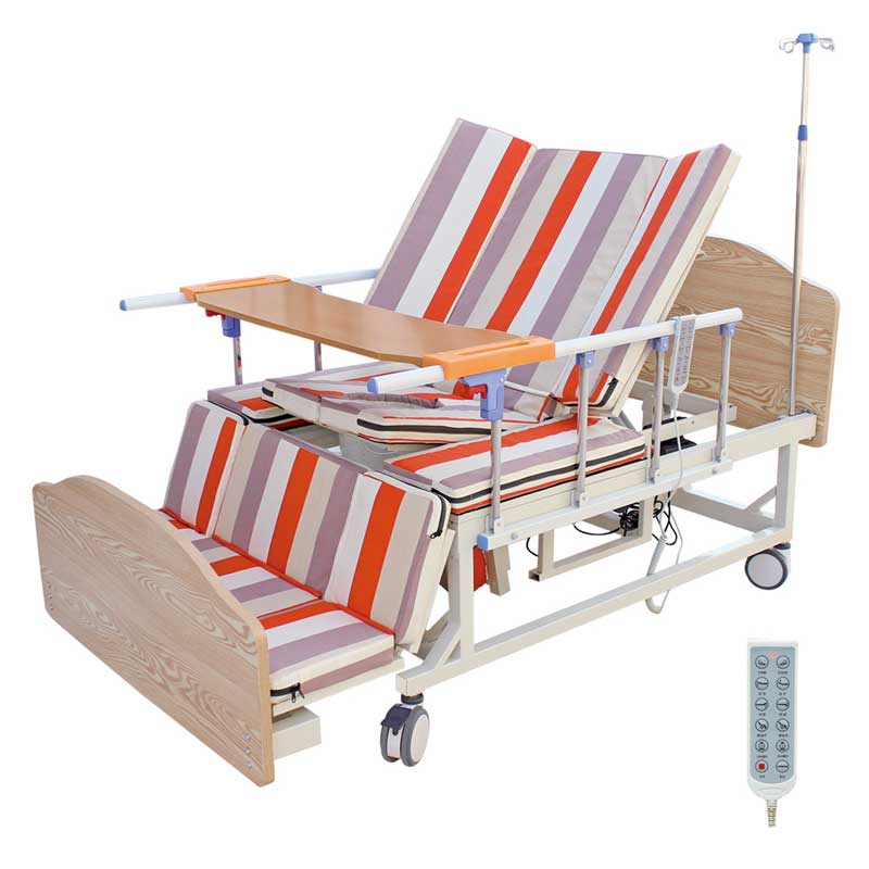Electric Home Care Nursing Bed with potty