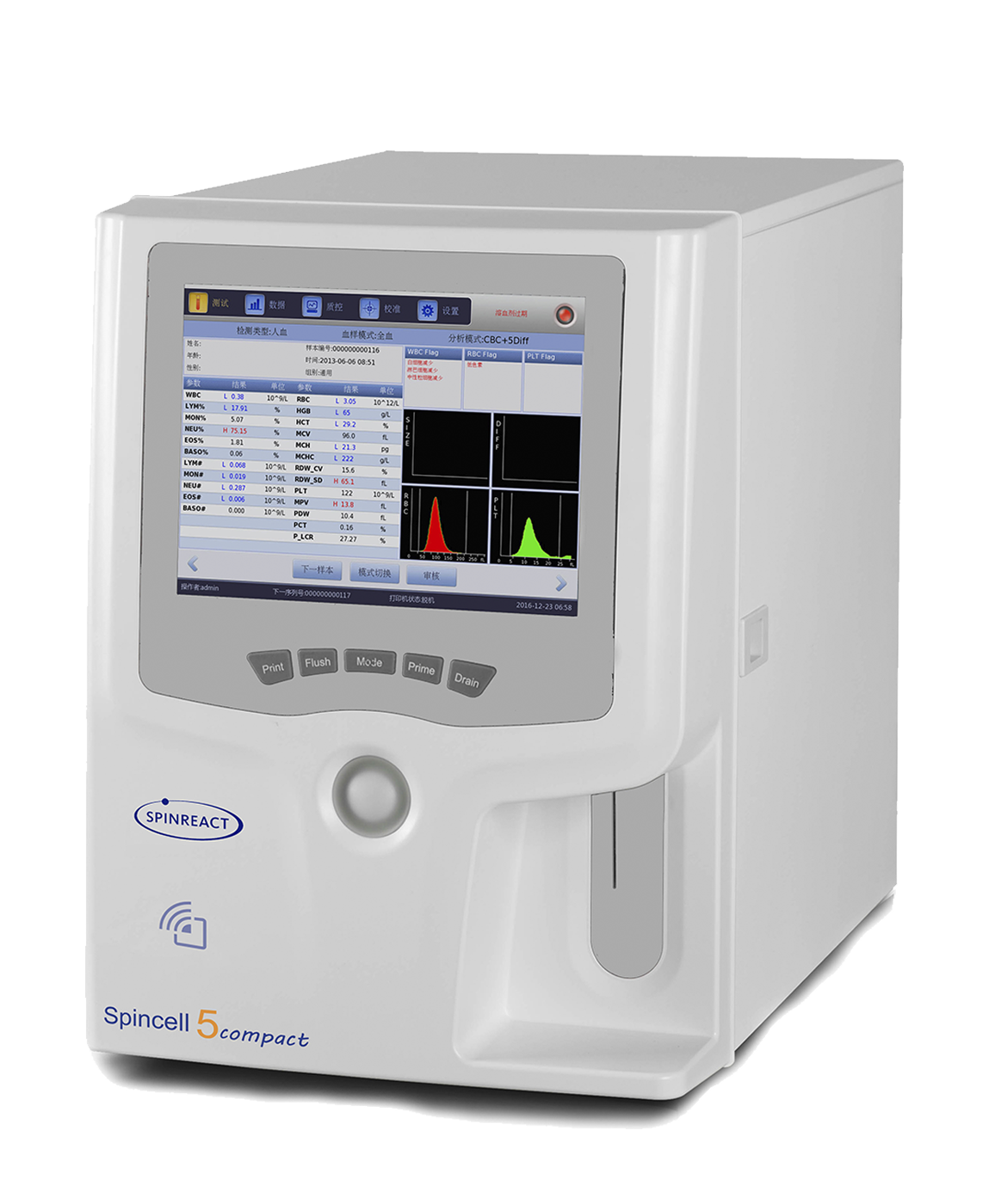 Haematology analyser 5 Diff 