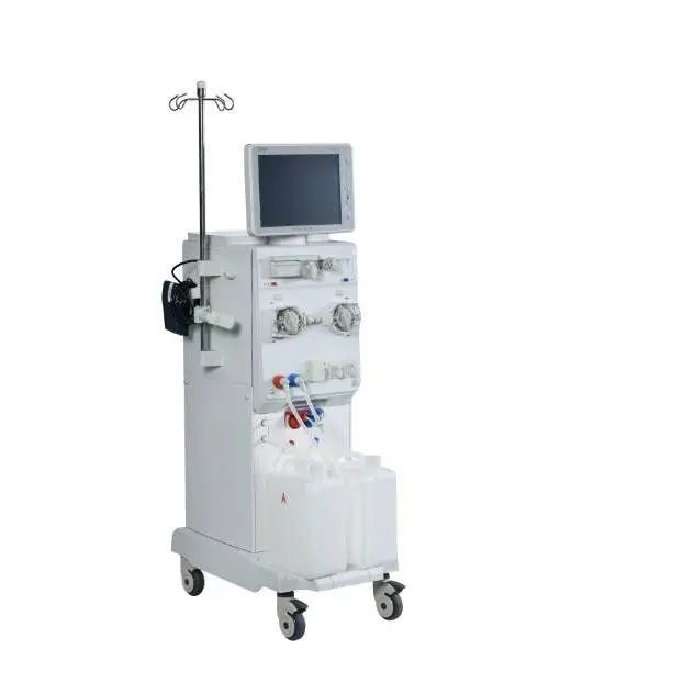 Hemodialysis machine with hemodiafiltration