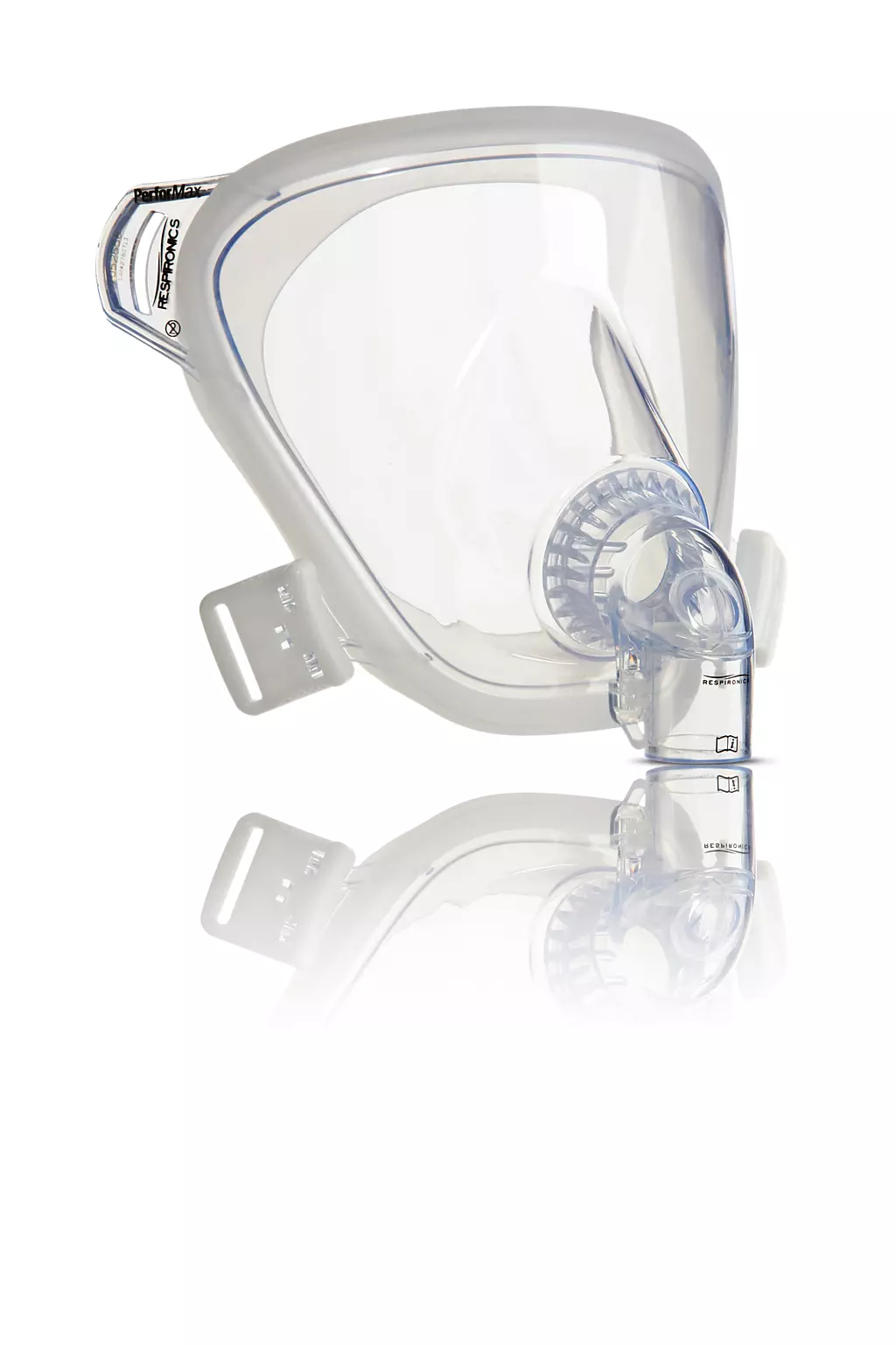 Full-face hospital respiratory mask